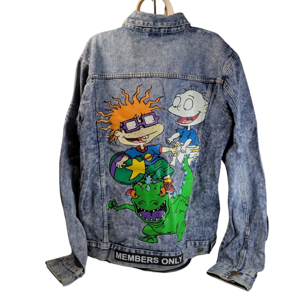 Rugrats Members Only Denim Jacket